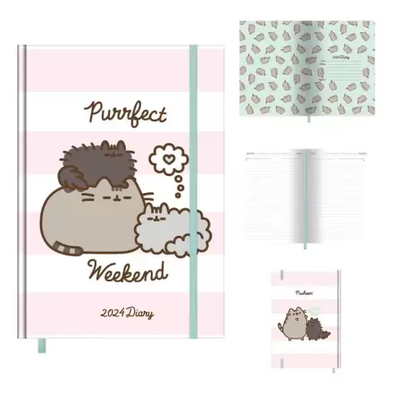 Pusheen Diár 2024 Purrfect Weekend produktová fotografia