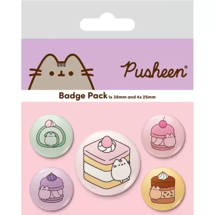 Pusheen Set 5 odznakov produktová fotografia