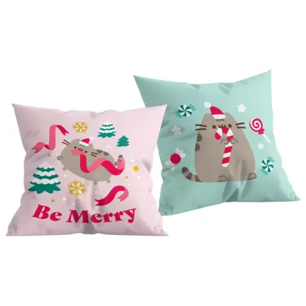 Pusheen Be Merry vankúš, dekoratívny vankúš 40x40 cm produktová fotografia