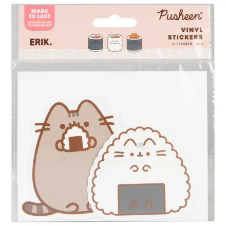 Pusheen Sushi Roll set 2 vinylových nálepiek produktová fotografia