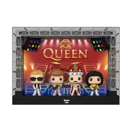 Queen Funko POP Moments Deluxe Vinyl Figurky 4-dielna sada Wembley Stadium termékfotója