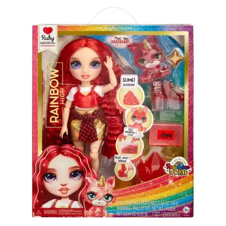 Rainbow High Rainbow World Ruby bábika 25 cm termékfotója