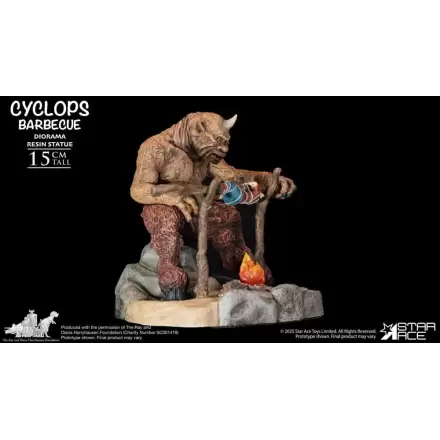 Ray Harryhausen Dioráma 1/8 Cyclops Barbecue Scene 17 cm produktová fotografia