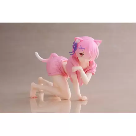 Re:Zero Precious PVC Soška Desktop Cute Figure Ram Cat Roomwear Ver. 13 cm produktová fotografia