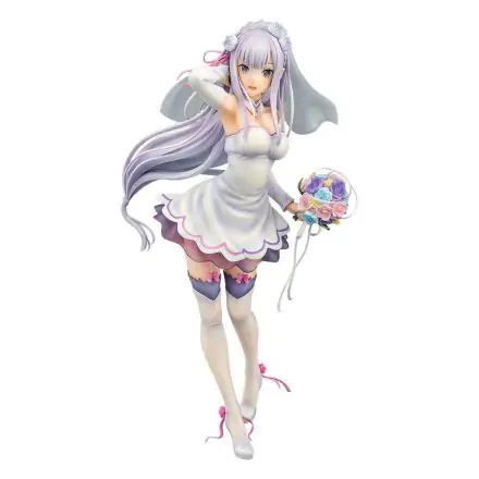 Soška z PVC 1/7 Emilia Wedding Ver. 25 cm Re:ZERO -Starting Life in Another World- termékfotója