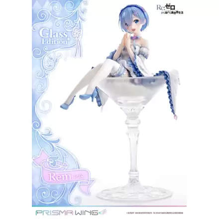 Re:Zero - Starting Life in Another World Prisma Wing PVC Socha figúrka 1/7 Rem Glass Edition 23 cm termékfotója