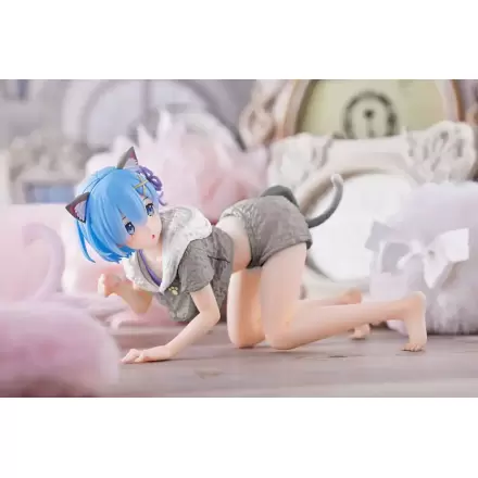Re:Zero - Starting Life in Another World PVC Soška Rem Cat Roomwear Version Renewal Edition produktová fotografia