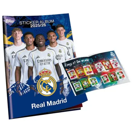 Real Madrid 2025/26 Sada albumu so zbierkou nálepiek produktová fotografia