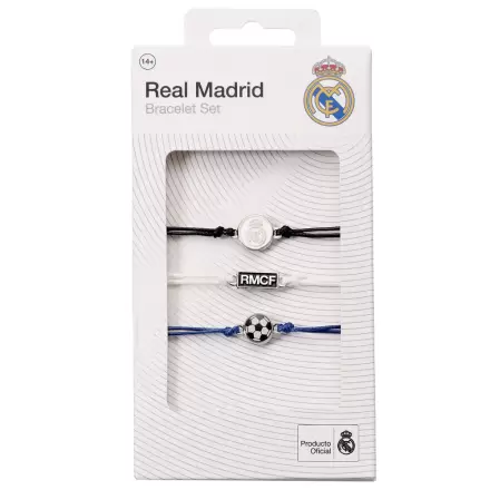 Real Madrid Sada priateľstva 3 náramky produktová fotografia