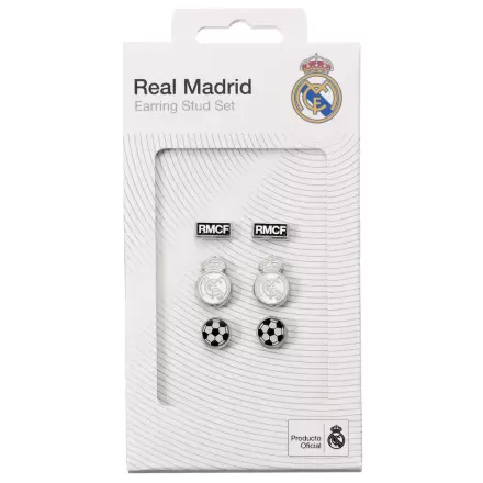 Real Madrid sada 3 párov náušníc produktová fotografia
