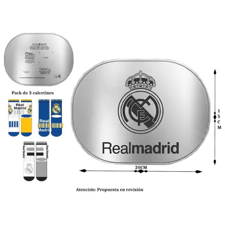 Real Madrid balenie 3 ponožiek produktová fotografia