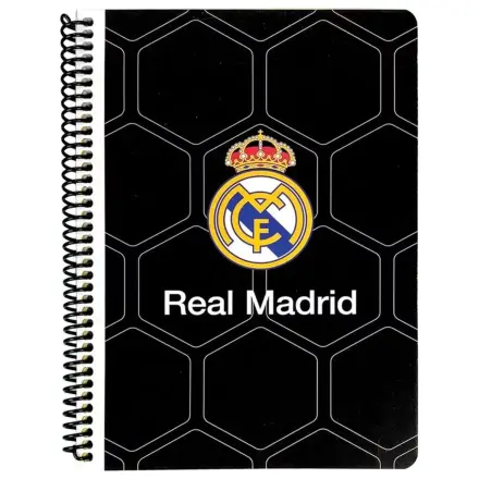 Real Madrid Black B/5 Lined špirálový zápisník 70 strán produktová fotografia