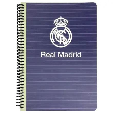 Real Madrid Modrý B/5 Linkovaný Špirálový Zápisník 70 Listov produktová fotografia