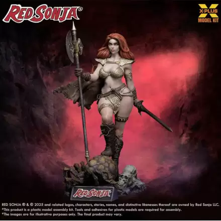 Red Sonja Plastic Model Kit 1/8 Red Sonja opätovné vydanie 27 cm produktová fotografia