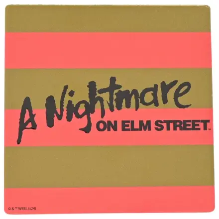 A Nightmare on Elm Street Freddy Stripes keramická štvorcová podložka pod poháre produktová fotografia