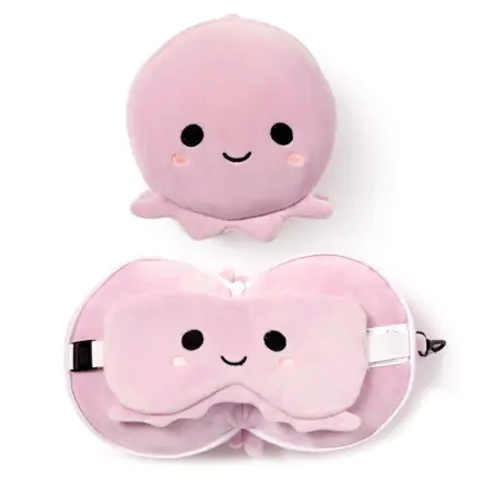 Relaxeazzz Adoramals Octopus cestovný vankúš a maska na oči produktová fotografia