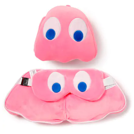 Relaxeazzz Pac-Man cestovný vankúš a maska na oči produktová fotografia