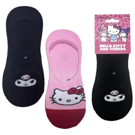 Sanrio Ponožky 2-Balenie Hello Kitty Pinkies 36-43 produktová fotografia