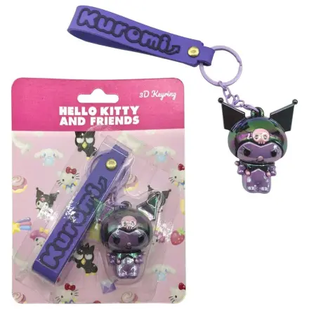 Sanrio 3D prívesok na kľúče Hello Kitty Kuromi produktová fotografia