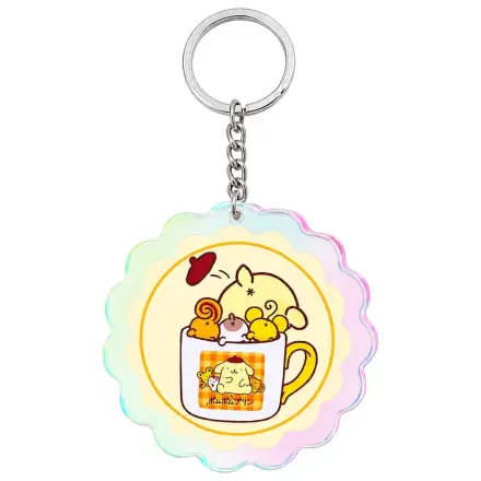 Sanrio akrylová kľúčenka Pompompurin 30th Anniversary Squishy Cute Purin 02 produktová fotografia