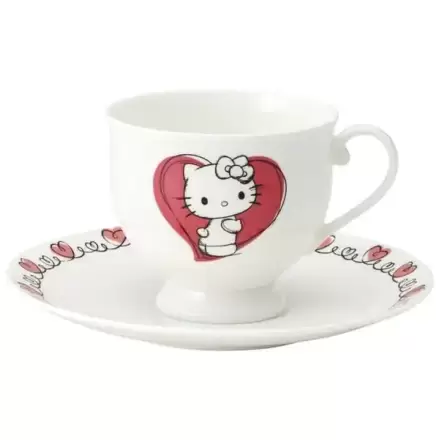 Sanrio Bone China Hrnček & Tanier Set Hello Kitty produktová fotografia