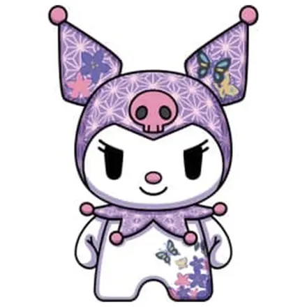 Sanrio DZNR plyšová figúrka Kuromi Asanoha Edition 18 cm produktová fotografia