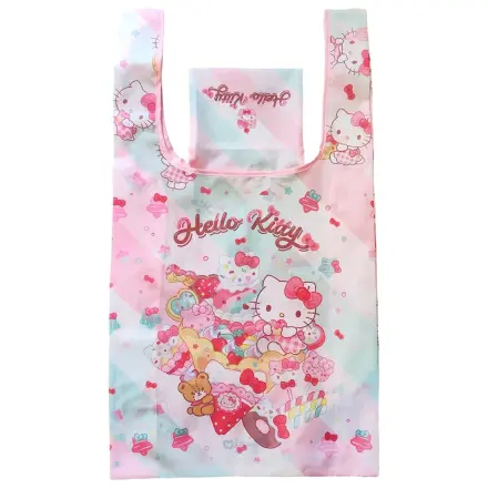 Sanrio Tote Bag Hello Kitty Snack And Sweet Skladacia produktová fotografia