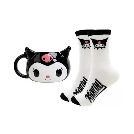 Sanrio 3D hrnček a súprava ponožiek Kuromi produktová fotografia