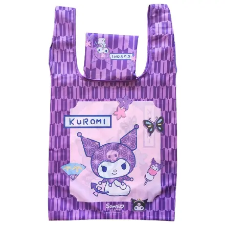 Sanrio Tote Bag Kuromi japonská skladacia taška produktová fotografia