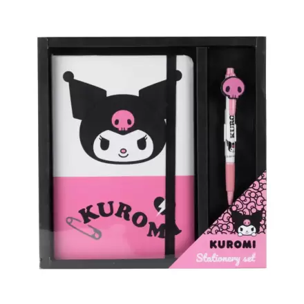 Sanrio Zápisník s Perom Gift Set Kuromi produktová fotografia