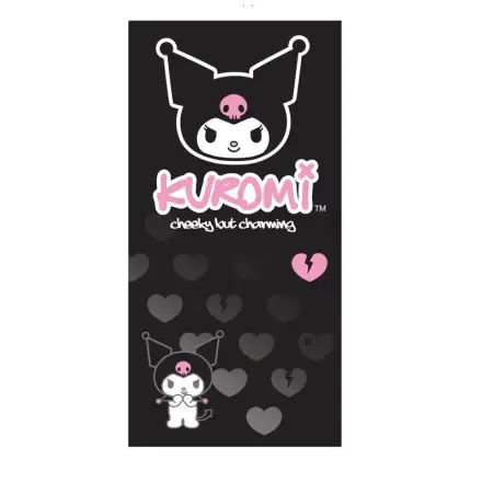 Sanrio Kuromi microfibre beach towel termékfotója