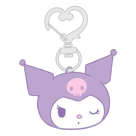 Sanrio plyšová kľúčenka Kuromi produktová fotografia