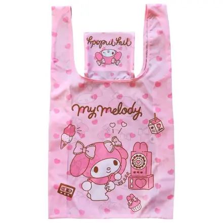 Sanrio Tote Bag My Melody Kawaii skladacia produktová fotografia
