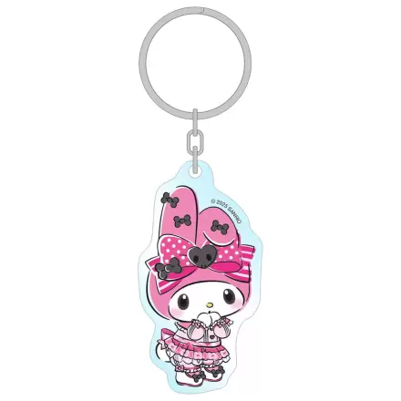 Sanrio Pink Black Party Series Akrylová kľúčenka My Melody 7 cm produktová fotografia