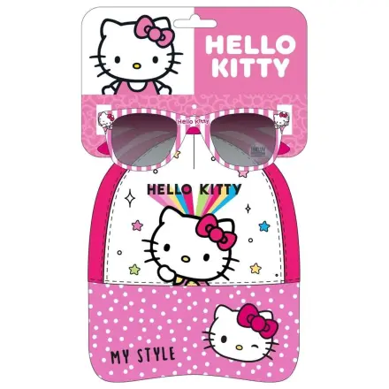 Sanrio čiapka a slnečné okuliare Set Hello Kitty A 53 cm produktová fotografia