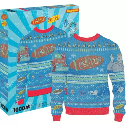 Seinfeld Festivus Ugly Christmas Sweater tvaru puzzle (1000 kusov) termékfotója