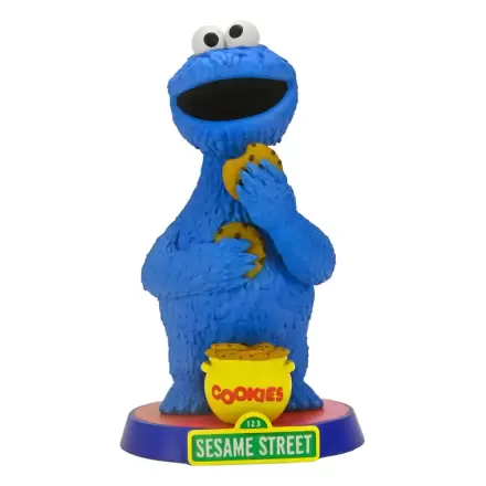 Sesame Street Head Knocker kývajúca hlava Cookie Monster 18 cm produktová fotografia
