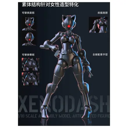 Sheik Mainland Xenodash (Black) Plastikový model 1/18 produktová fotografia