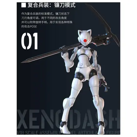 SHEIK MAINLAND Xenodash (Biela) Plastiková stavebnica 1/18 produktová fotografia
