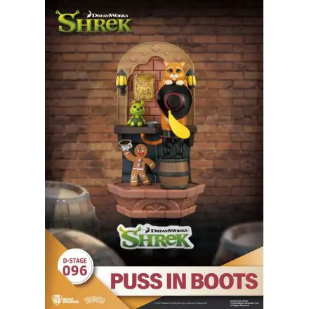 Shrek D-Stage PVC Dioráma Kocúr v čižmách 15 cm produktová fotografia