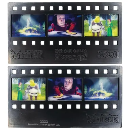 Shrek replika kovový filmový pásik limitovaná edícia 12 cm produktová fotografia