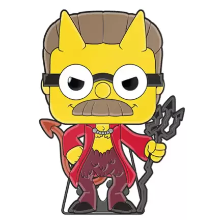 Simpsons Horror Loungefly POP! Smaltovaný odznak Devil Flanders 10 cm produktová fotografia