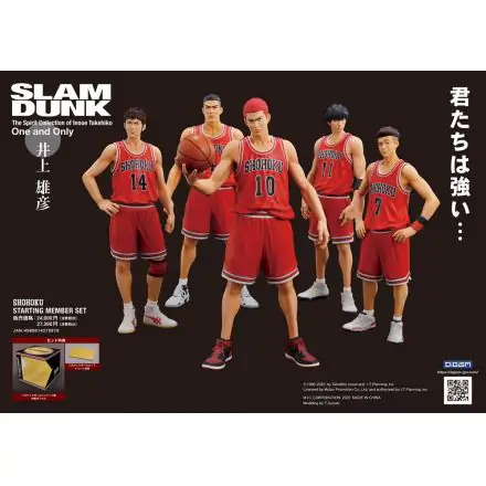 Slam Dunk Scale PVC Sochy 5-balenie Shohoku Starting Member Set 15 - 17 cm produktová fotografia