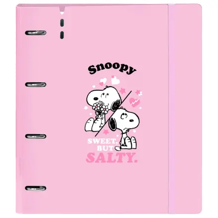 Snoopy A4 kartónový 4-krúžkový zakladač s listami produktová fotografia