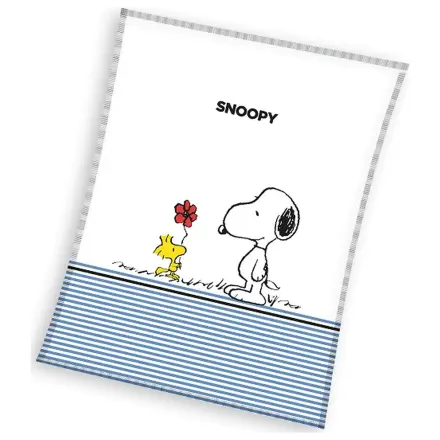 Snoopy Kvetinová Fleecová Prikrývka produktová fotografia