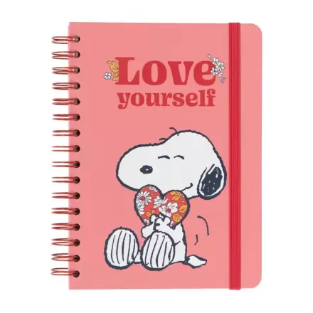 Snoopy Love Yourself A5 zošit termékfotója