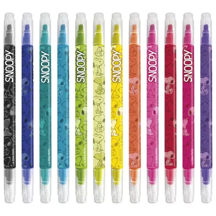 Snoopy Peanuts súprava 12 mazateľných fixiek produktová fotografia