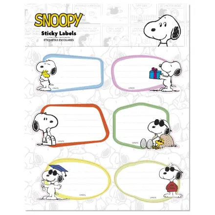 Snoopy Peanuts prémiové samolepiace etikety produktová fotografia
