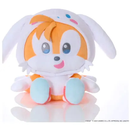 Sonic & Friends x Sanrio Tails x Cinnamoroll plyšová hračka 24cm produktová fotografia