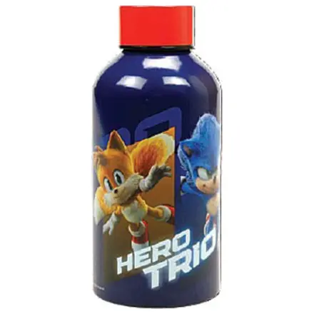 Sonic Heroes Trio hliníková fľaša na vodu so skrutkovacím uzáverom 500 ml produktová fotografia